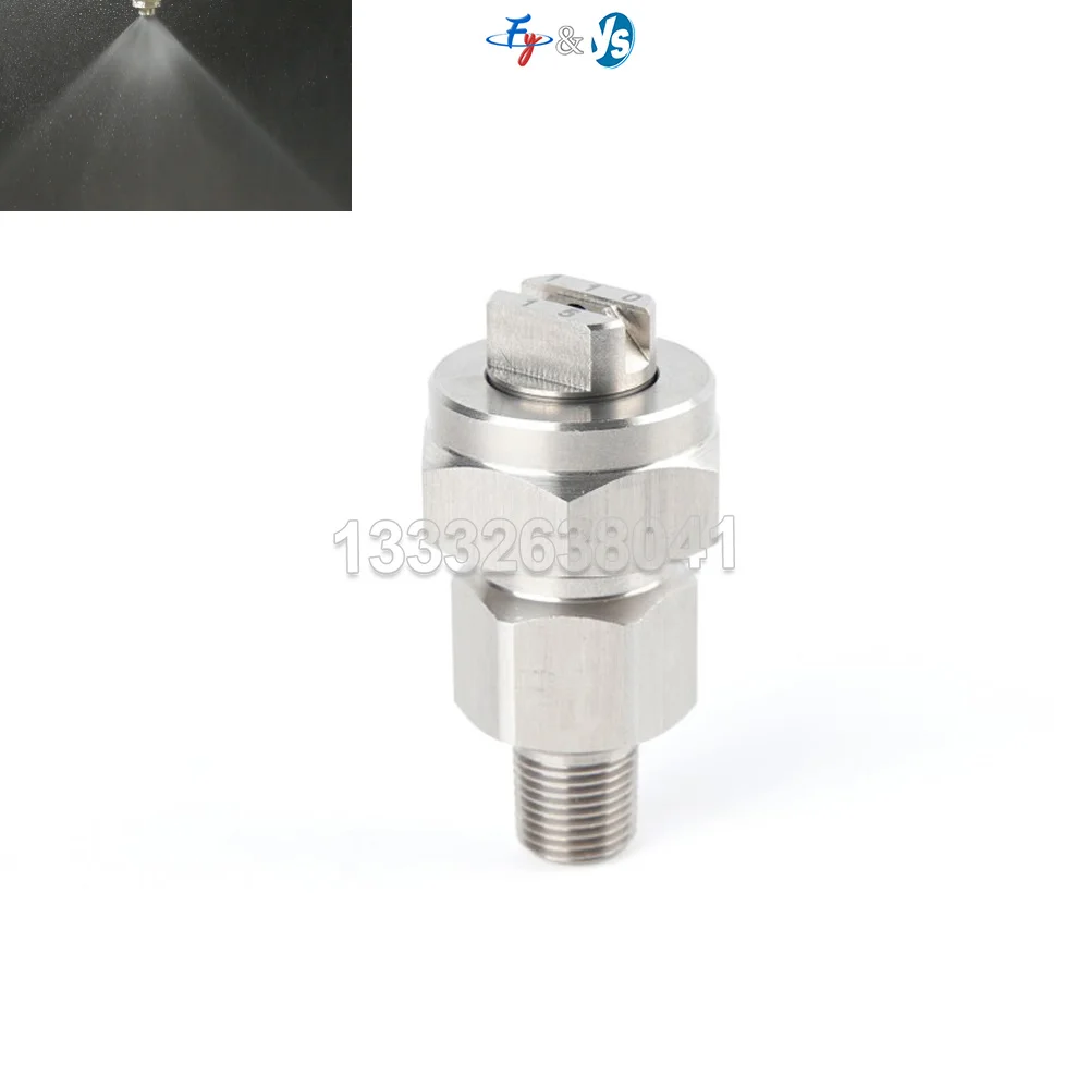 Stainless TP Jet Nozzle TPU Standard Spray Tip Jet Fine Flat Fan Spray  for Cooling, TPU Three-Piece Combined Jet Spray Nozzle