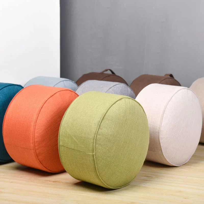 40x20cm Round High Strength Sponge Seat Cushion Tatami Removable Washable Office Meditation Yoga Round Mat Warm Chair Cushions