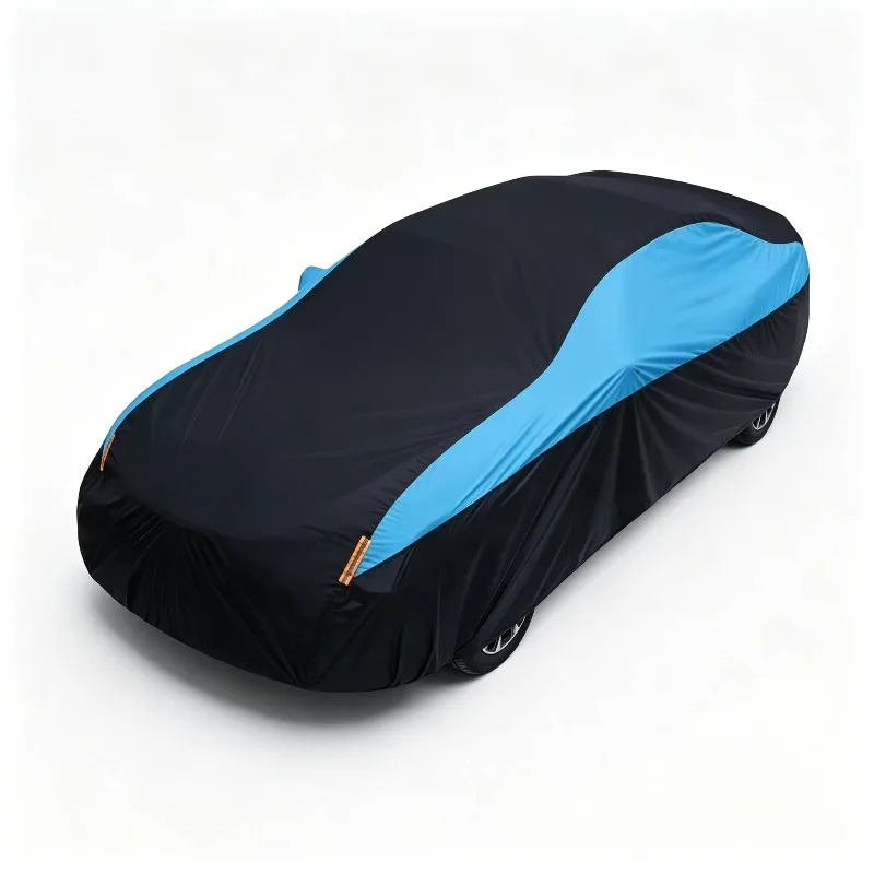 The new outdoor waterproof car cover features thermal insulation