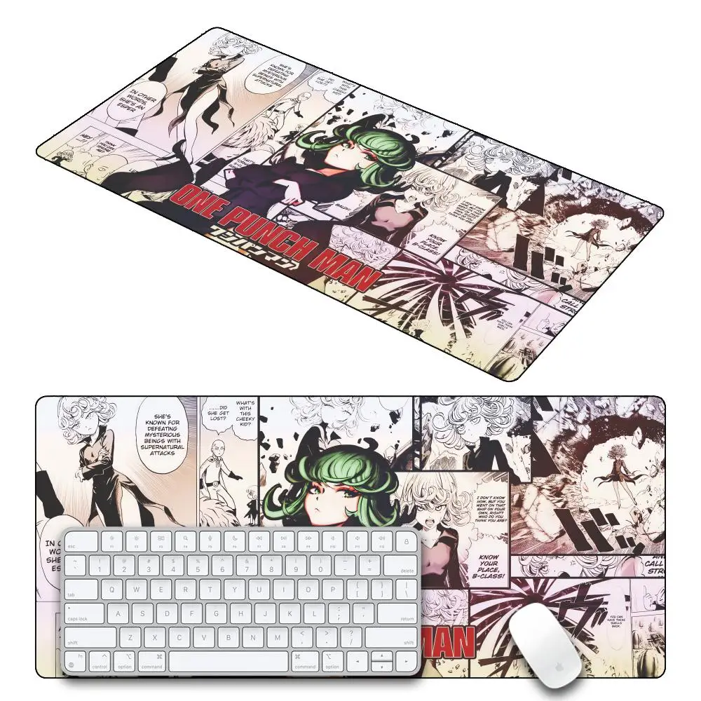 Anime ONE PUNCH-MAN Player Speed Mouse Pad Kawaii Gaming Accessories Xxl HD Printing Keyboard Gamer Computer Desk Mat