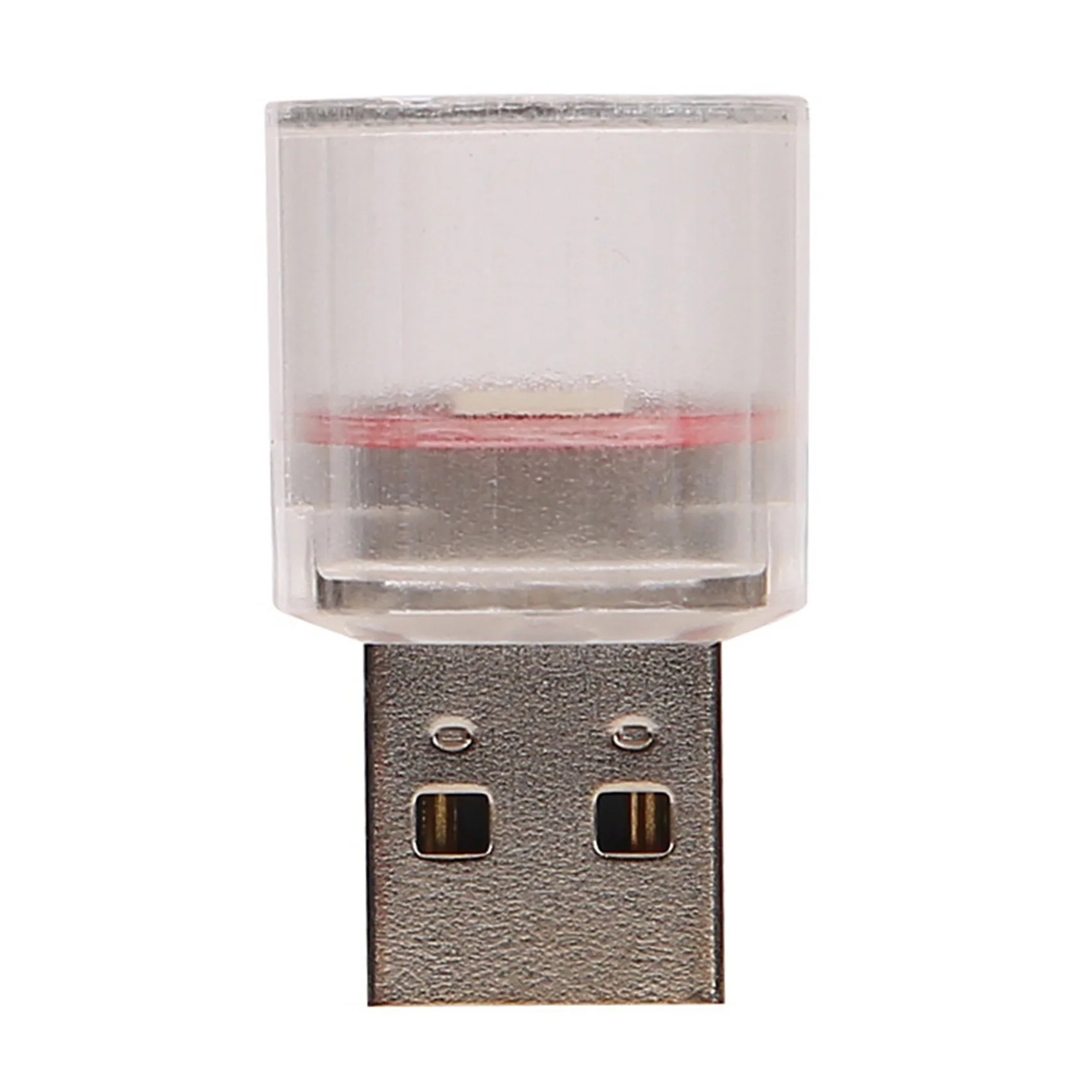 7 Color Mini USB Light LED Modeling Car RV Ambient Light Neon Interior USB Plug Lamp Computer Mobile Power Night Light B