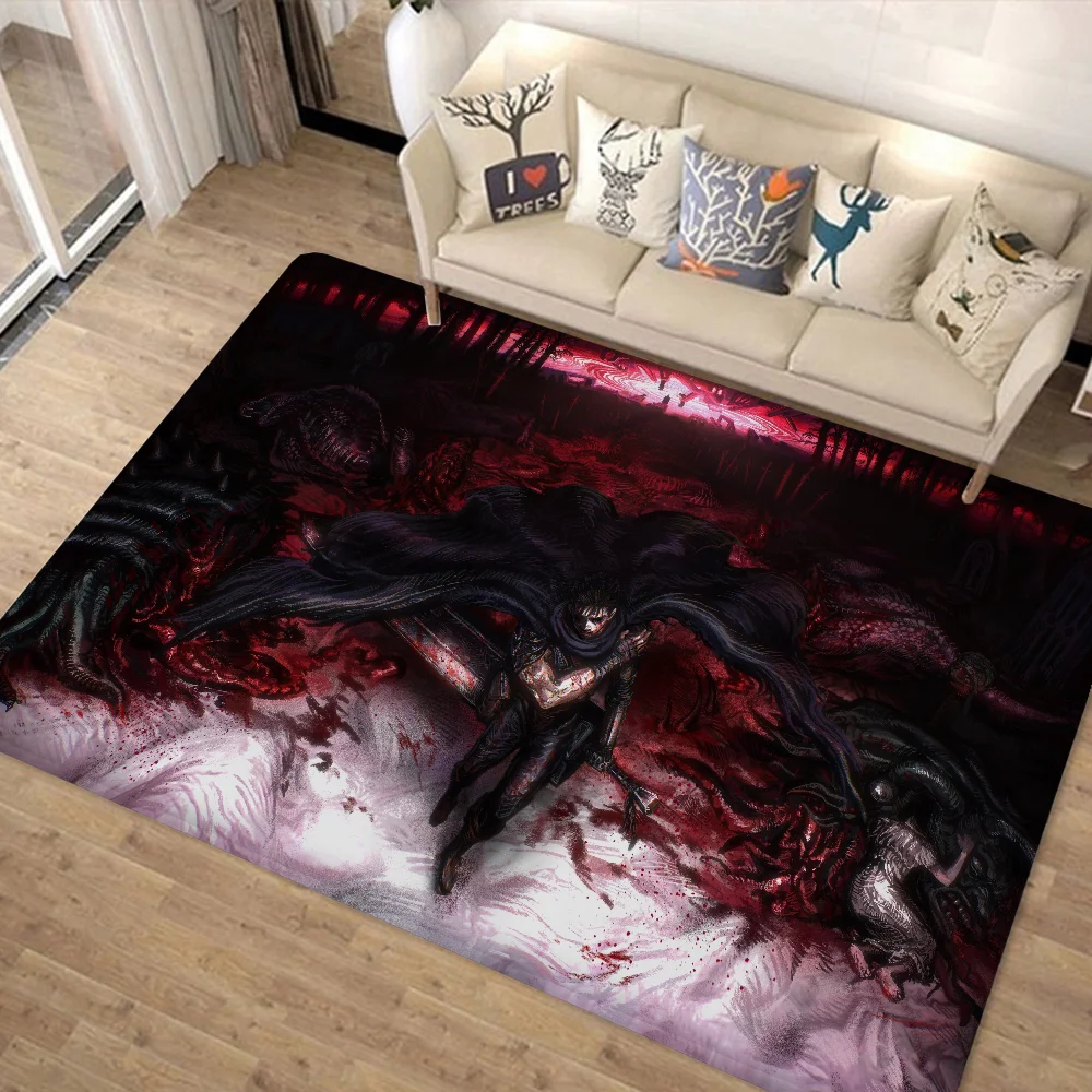 

Anime Berserk Kitchen Mat Kids Room Bedroom Decoration Balcony Anti-Slip Doormat Living Room Alfombra