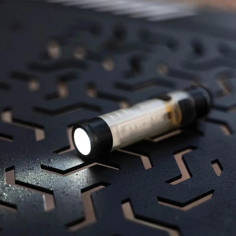 Linterna pequeña LED portátil, minilinterna compacta y ligera, impermeable, recargable, de bolsillo, para acampar, de emergencia