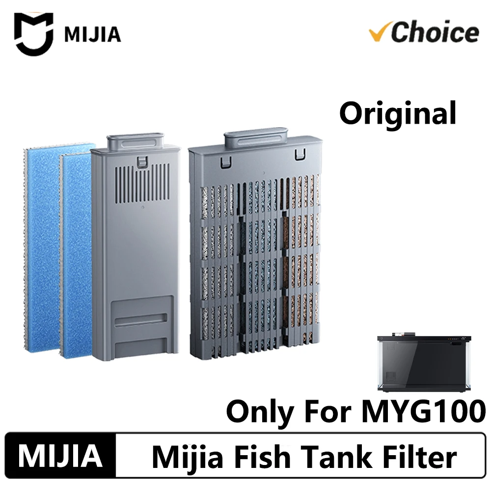 MIJIA Aquarium Filter Pump Combo 3-Stage Filtration Physical Biochemical Module 6 Months Lasting Smart Fish Tank Filter Set