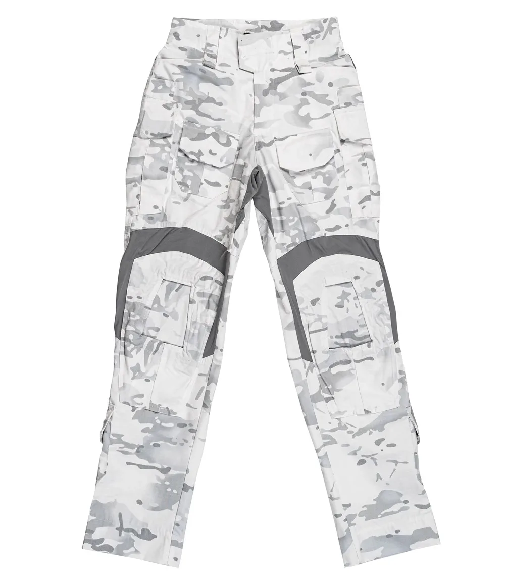 

TRN MCAP Tactical Pants G3 Multi-Function Snow Camouflage Men'S Outdoor Hunting Training Pants