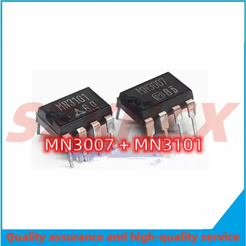 2PCS/LOT NEW MN3007 + MN3101 DIP-8 CLOCK GENERATOR DRIVER