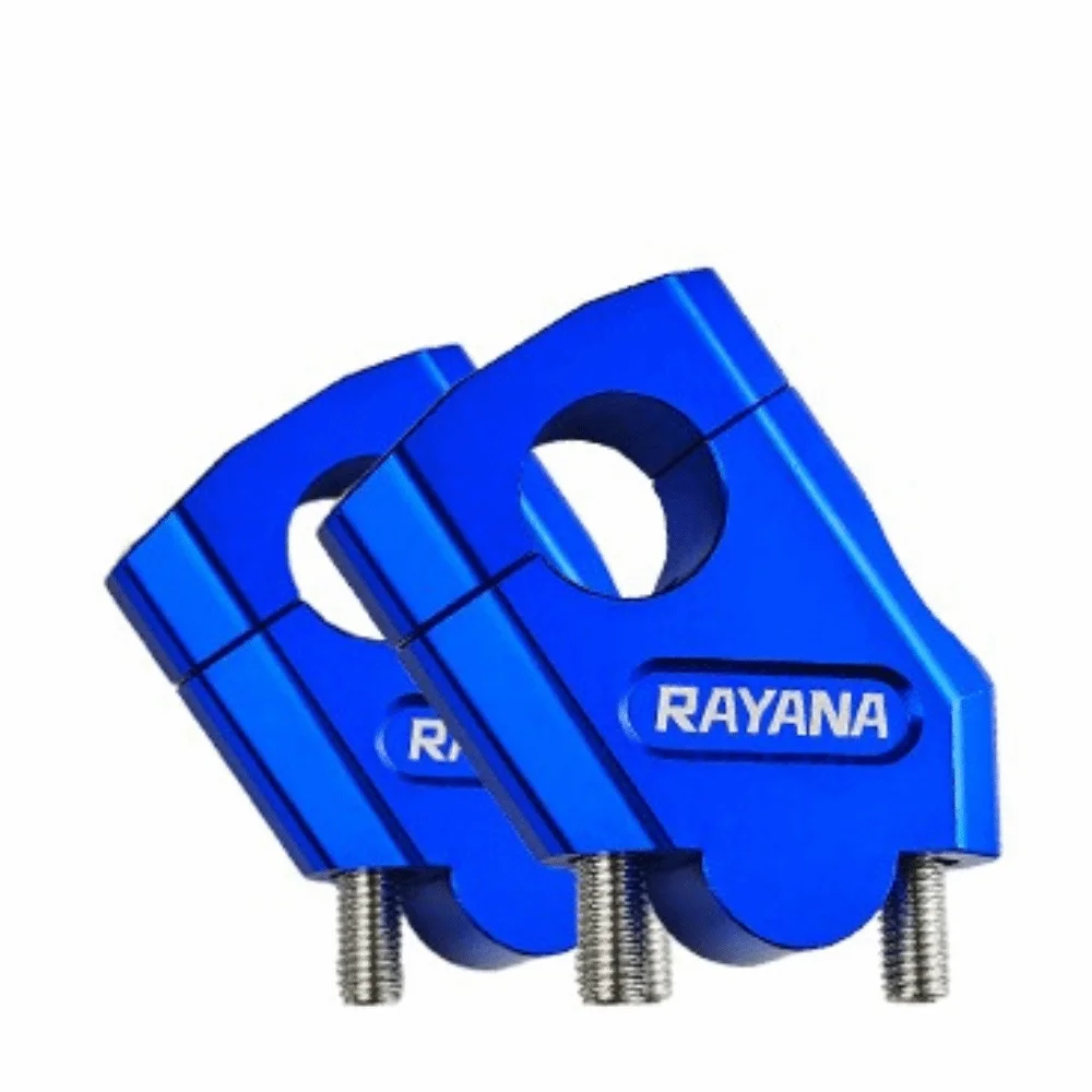A Pair Aluminum Alloy Motorcycle Handlebar Riser Moved Back Design Universal Fit Handlebar Mount Raised Position