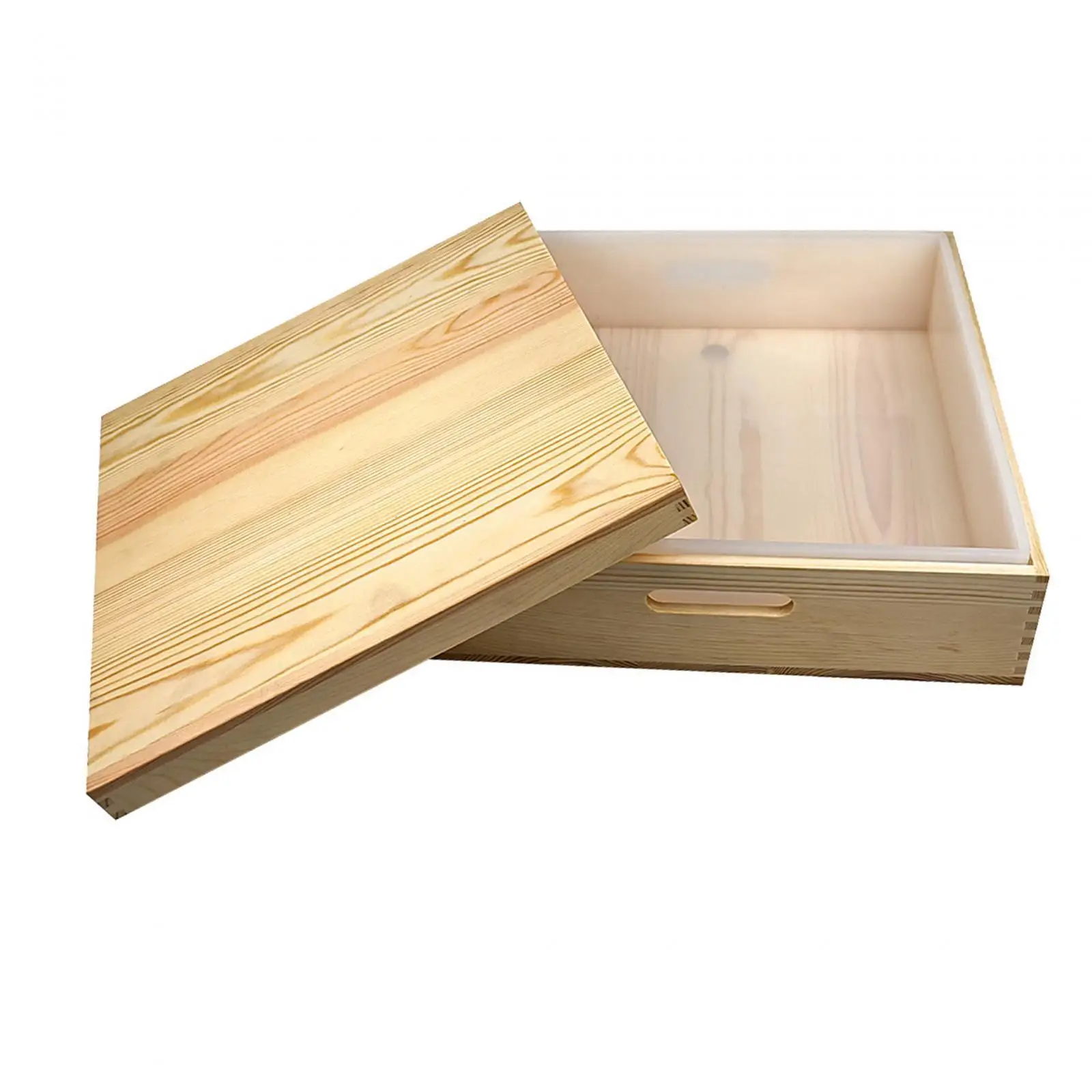 Wooden Box Soap Making Mould Square Silicone Mold for Handmade Cold Process Soap DIY Baking Pan Resin Candle Craft Supplies