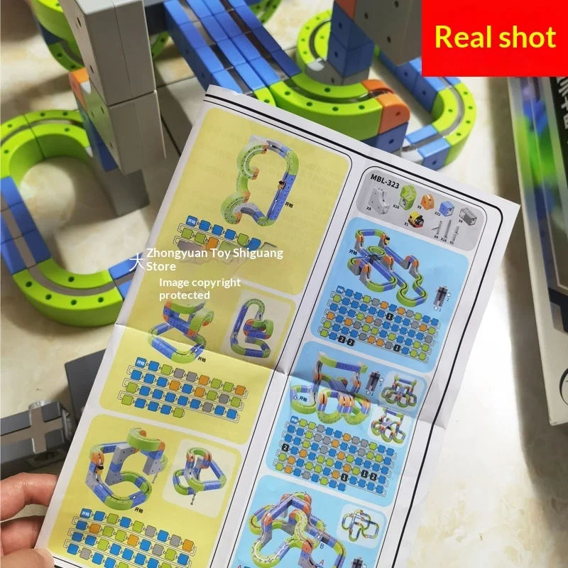 Mise à niveau d'interface de voiture ferroviaire de construction magnétique classique-jouet de construction éducatif STEM pour les enfants, cadeau d'apprentissage du développement
