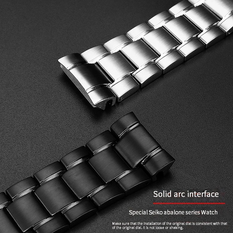 22MM Solid steel watch band For Seiko PROSPEX Series abalone SRPA21J1 SRPE99K1 SRP777 SRPC25 773 Men\'s watches accessories