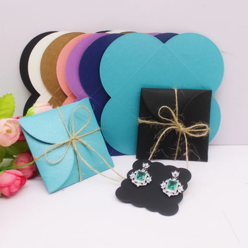 10/20 Pcs Black/Pink/Blue/Purple/Kraft Paper Color/Flower Bud Box