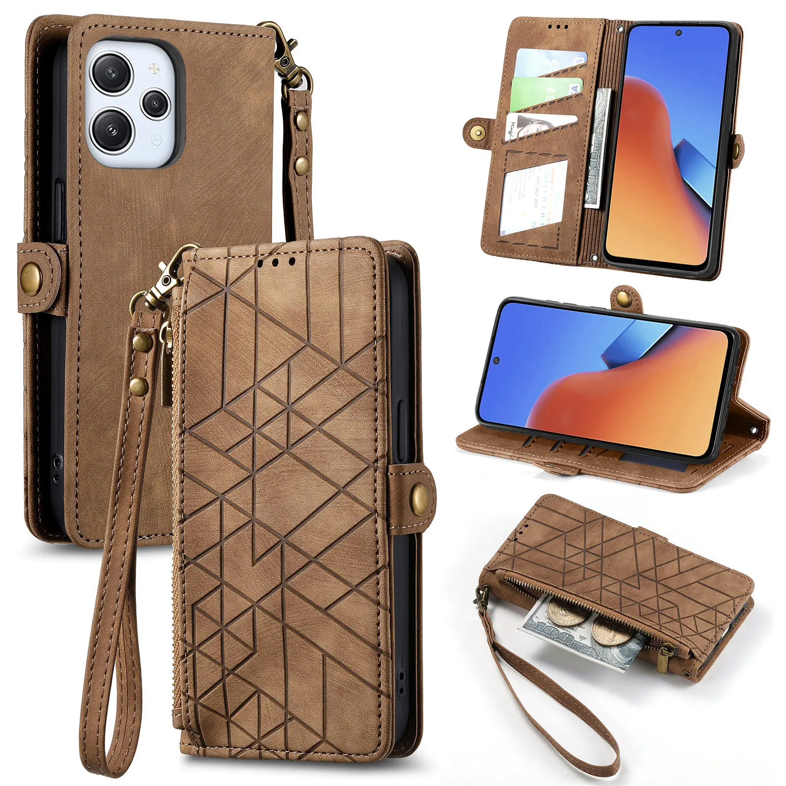 Geometric Lanyard Leather Zipp - Vivo V40 review and price