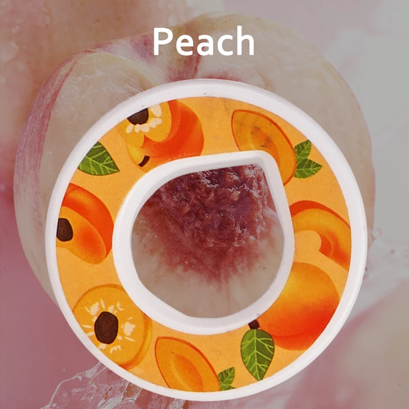 LUSQI 1PC zuckerfreie Luftkapsel mit gesundem Fruchtduft, aromatisiertes Ringdesign, kann mit Kapsel-Wasserflasche/Becher verwendet werden