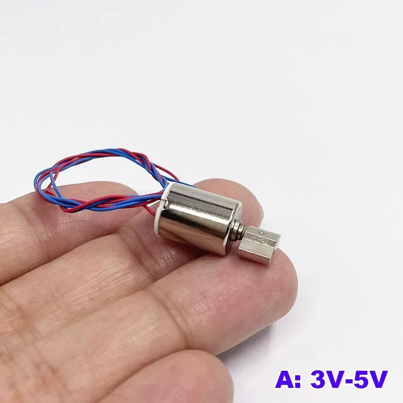 1PC DC 1.5V-3.7V/ 3V-5V Mini 10mm*13mm Round Coreless Vibration Motor Eccentric Wheel Vibrator Vibrating Motor DIY Toy Massager
