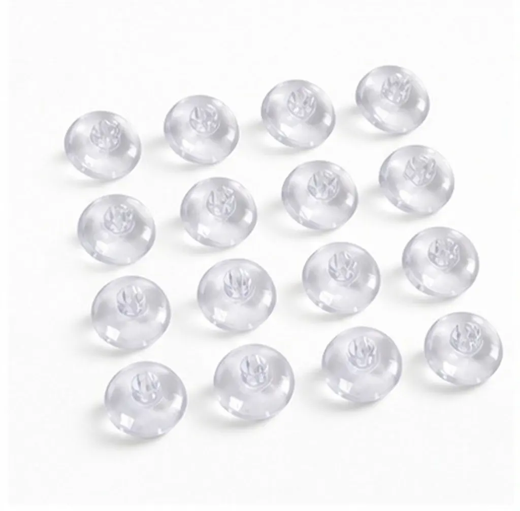 200Pcs Transparent Silicone Earring Backs Comfortable Low-Profile Ear Stopper Replacement for Standard Posts Tear Resistant