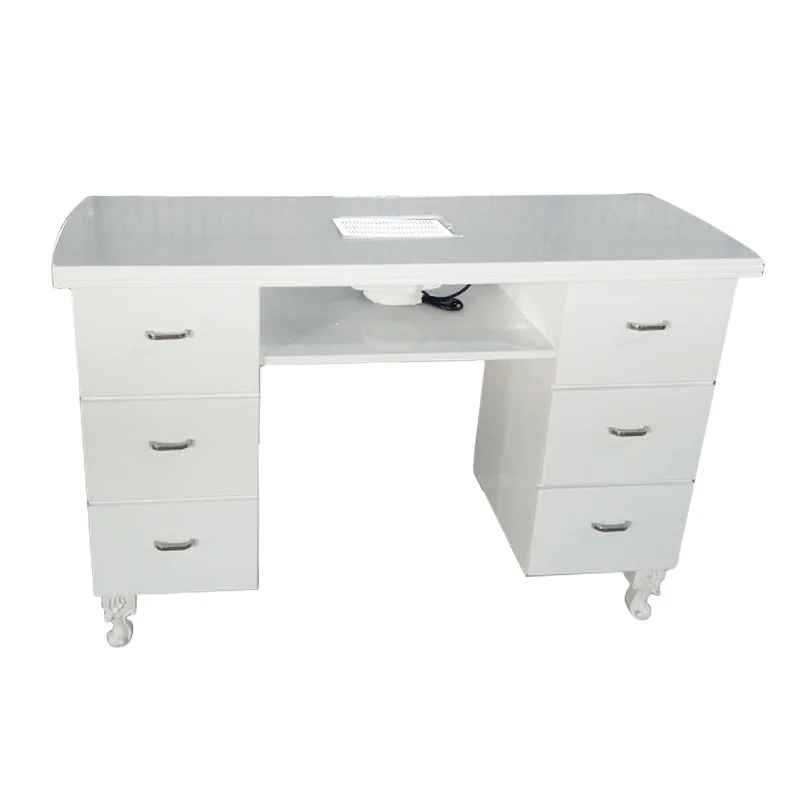 Nail Table Artist Hand Portable Manicure Station Desk Spa Beauty Salon Wooden Technician nail table and chair