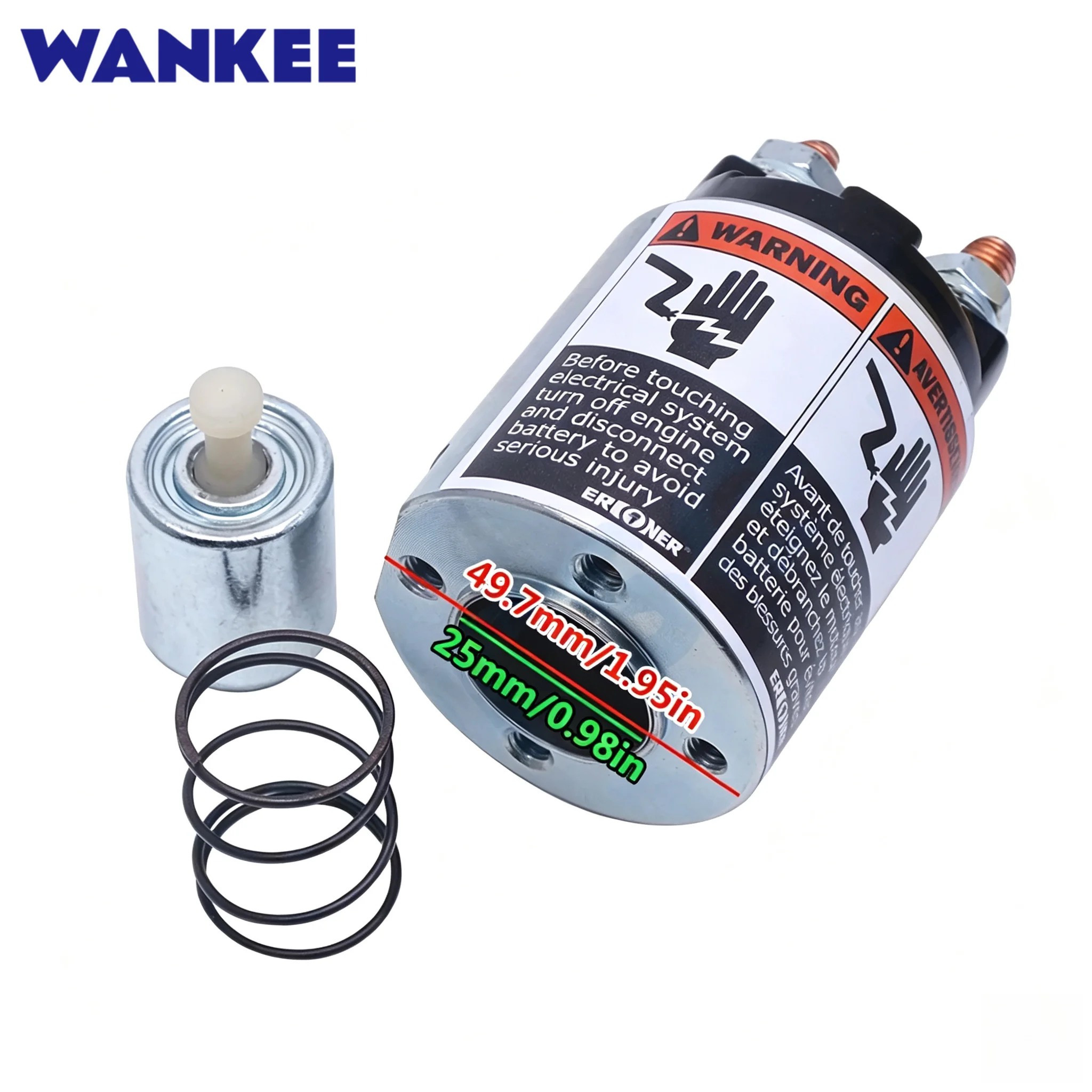 Solenoid Heavy Duty 8M0088064 For Mercury Outboard Motor 75HP 90HP Starter MerCruiser 8M0137769 50-8M0137769