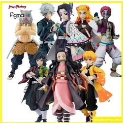100% Original Figma 522 Zenitsu Agatsuma 605 Giyu Tomioka 575 Shinobu Kocho In Stock Anime Action Collection Figures Model Toys