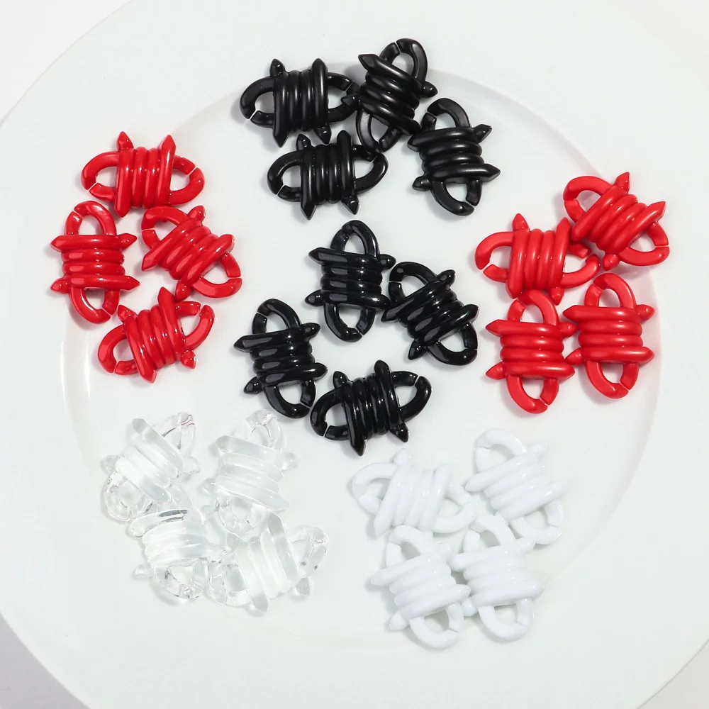 ブレスレット,ネックレス,ネックレスを作るためのアクリルチェーン,ジュエリーアクセサリー,10個