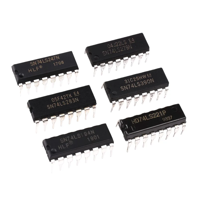 10pcs SN74LS 194 221 247 248 279 283 390 595N chip integrated IC DIP-16 direct insertion SN74LS238N DIP-16