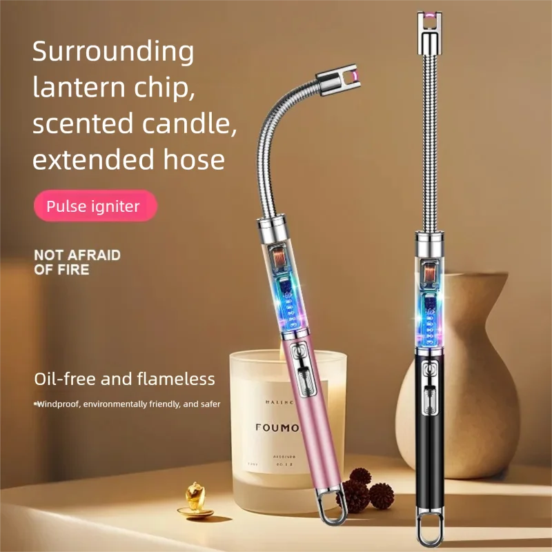 New Visual Circuit Pulse Igniter Candle Igniter Safe and Environmentally Friendly Intelligent Charging Lighter