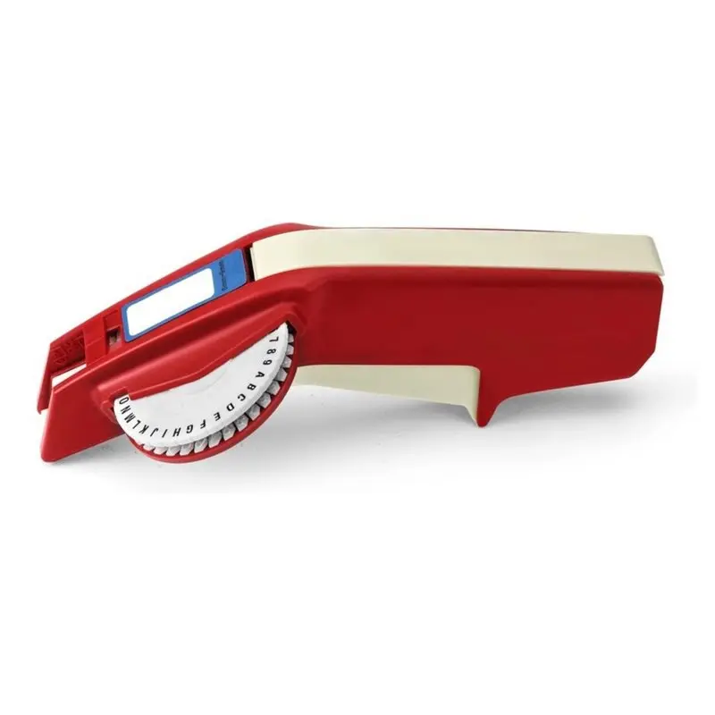 ABVG-DIY Manual Embossing Label Maker,Handheld Labeling Tool,Lettering Tool,M1610 Embossing Label Maker