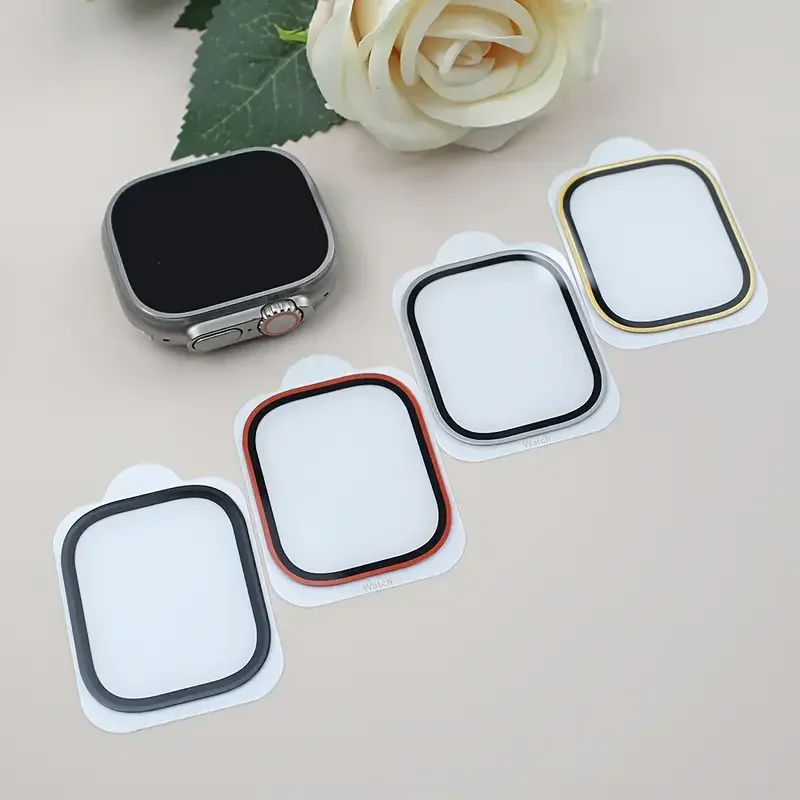 Apple Watch Ultra 49mm 화면 보호기 용 HD 강화 유리 긁힘 방지 티타늄 필름 iwatch 시리즈 Ultra 2 액세서리