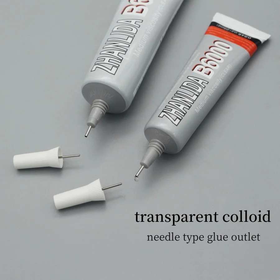 B6000 25/50/110ML Glue Adhesive With Precision Applicator Tip Soft Transparent Jewelry Gemstone Rhinestone Powerful DIY Glue Pen