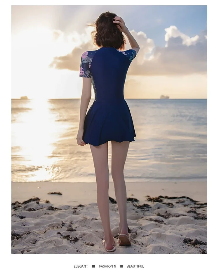 Women Outdoor Sports WaterProof Sun Protection Push Up Beach Rash Guard Female UPF50+Quick-Drying Surfing Bathing SwimWear