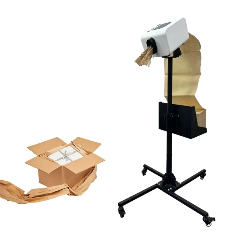 Automatic Void Fill Kraft Paper Filling Dispenser Protective Packaging Cushion Machines New Condition Paper Folding Processing