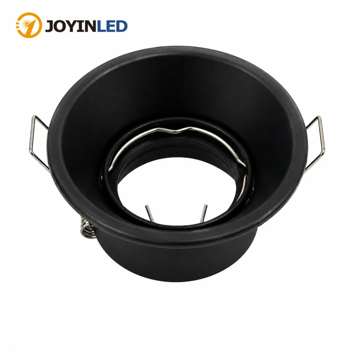 

JOYINLED 1/10PCS Round Ceiling Spotlights Black GU10 MR16 LED Downlight Recessed Ceiling Lamp Frame GU10 Spot Light Bulb Holder