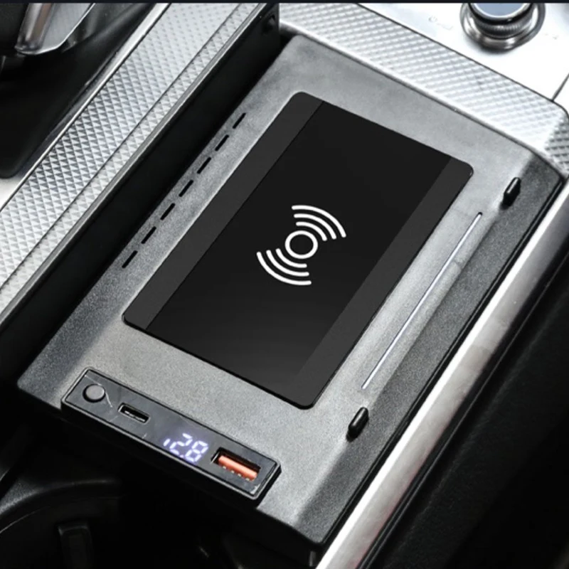 15W Car wireless charger for Audi A6 C8 S6 RS6 A7 S7 RS7 2019 2020 2021 2022 fast phone charger charging pad plate phone holder 