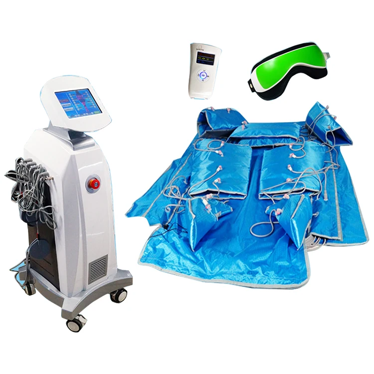 

Pressotherapy Professional Medical Pneumatic Microelectricity Infrared Heat Full Body Lymphatic Drainage Legs 3 In 1 Machine