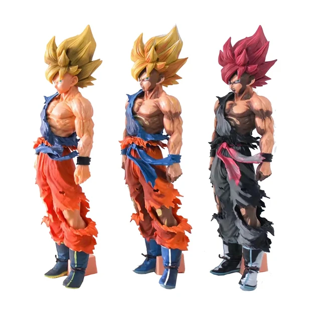 35cm Son Goku Super Saiyan Figure Dragon Ball Z Super Master Stars Piece  The Son Goku Manga Figurine Pvc Model Toys For Kids - Action Figures - ...