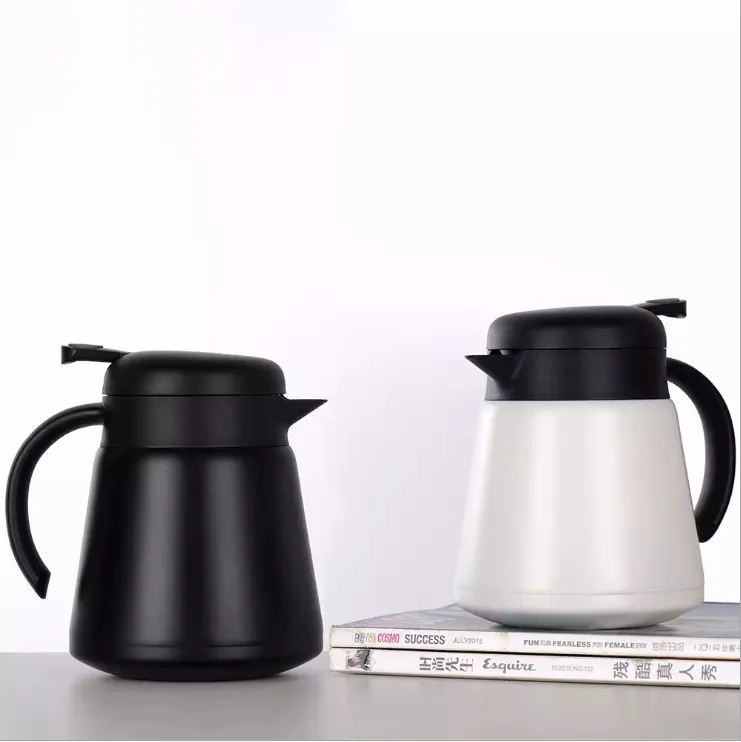 304 Coffee Pot European Vacuum Stainless Steel Thermos Kettle 800ML Wholesale