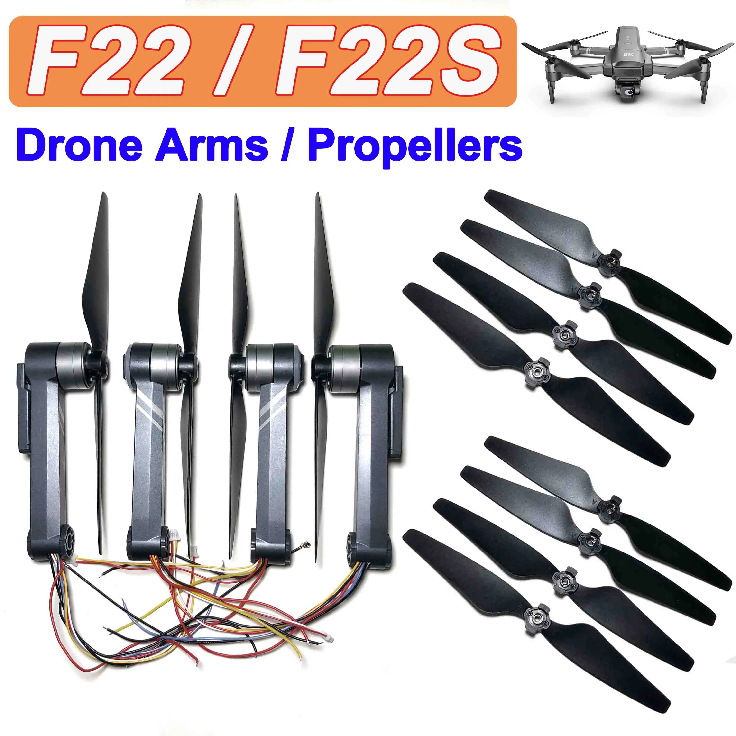 SJRC Original F22 Drone Replacement Arms F22 Propellers Accessories Parts Blades F22S Propellers Front Lert Arms