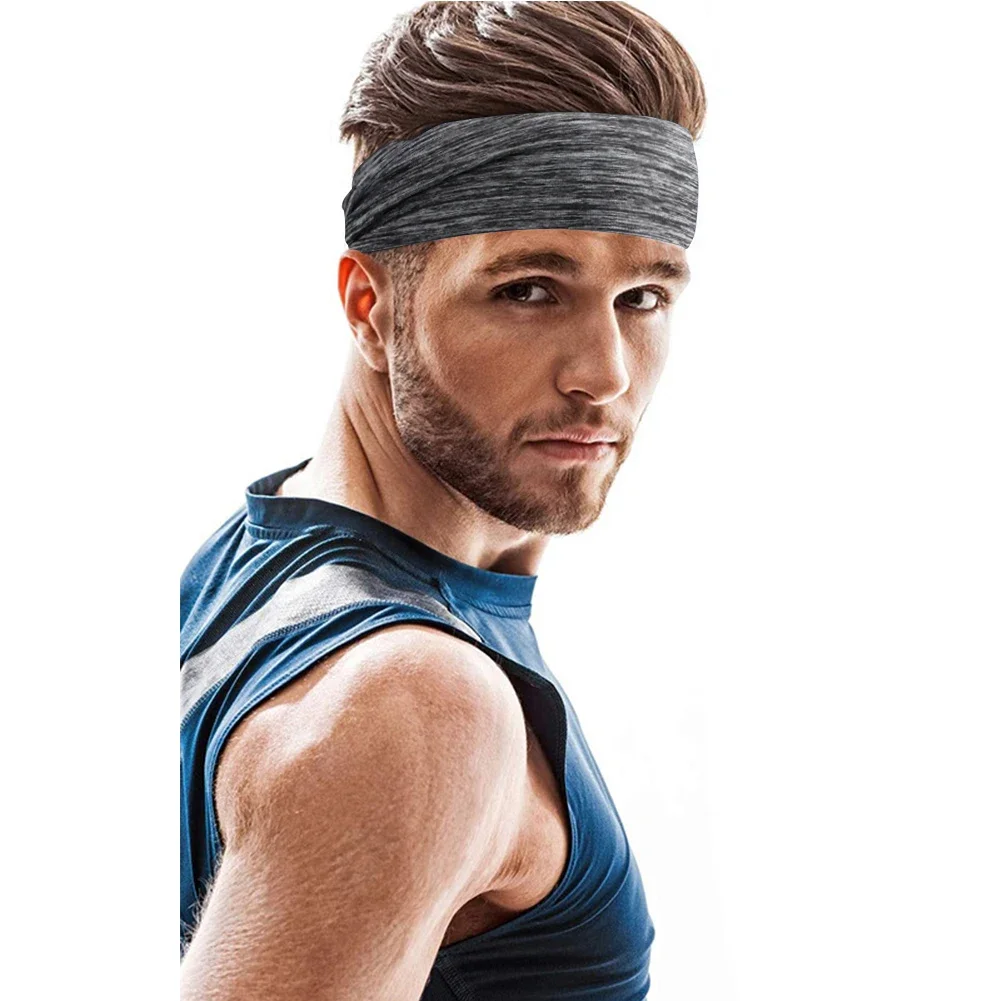 5-1pcs Ultra-Thin Sports Headband Men Women Running Fast Dry Headband Yoga Hair Band Outdoor Sport Sweat Absorbing Headband