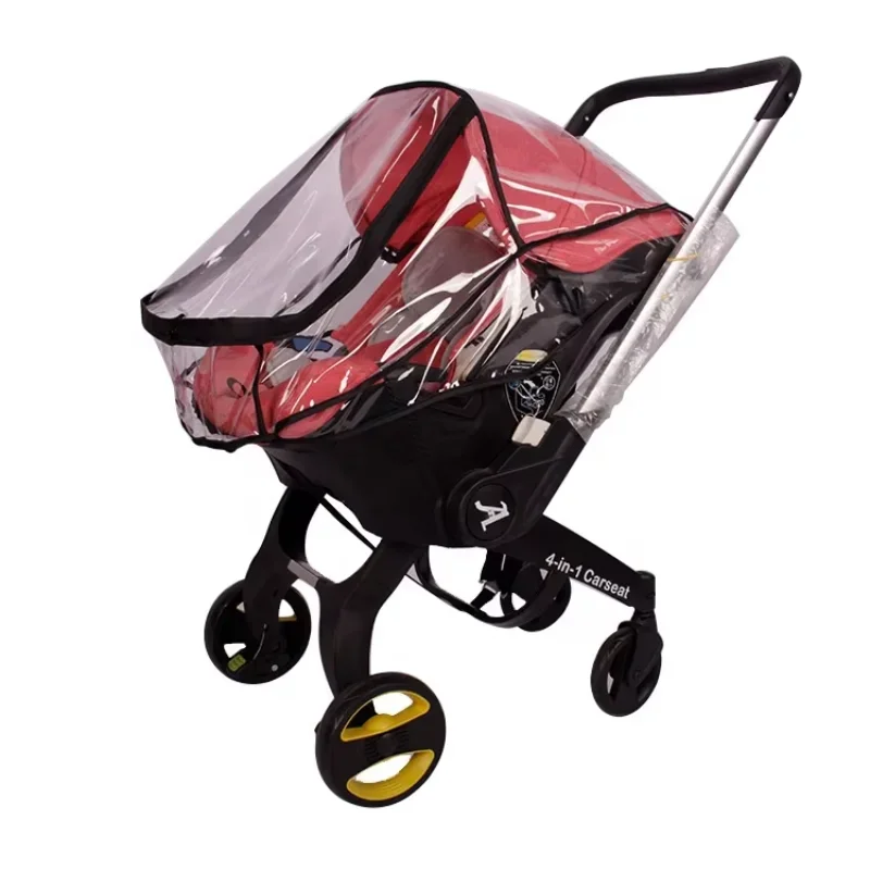 Safety Seat Baby Carriage Multi-function 4 in 1 Baby Stroller Customized Pram Windproof Shell Baby Safety Seat Rain Cover