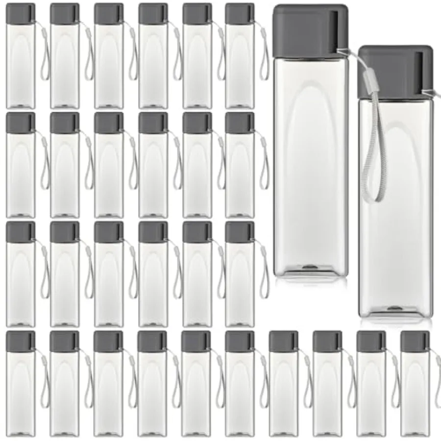 

30 Pcs Water Bottle Bulk 17 oz Plastic Sports Water Bottles for Adults Reusable Leak Proof Portable Drink Container Large for S