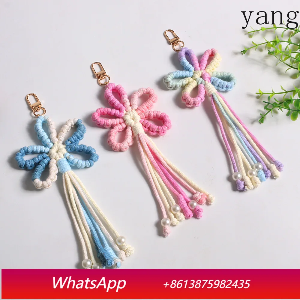 

cx creative hand-woven keychain small pendant small gift schoolbag pendant