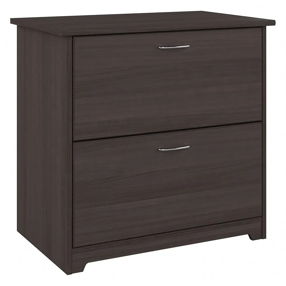 

Cabot 2 Drawer Lateral File Cabinet In Heather Gray, Home Office Chest For Letter, Legal, And A4-Size Document Storage