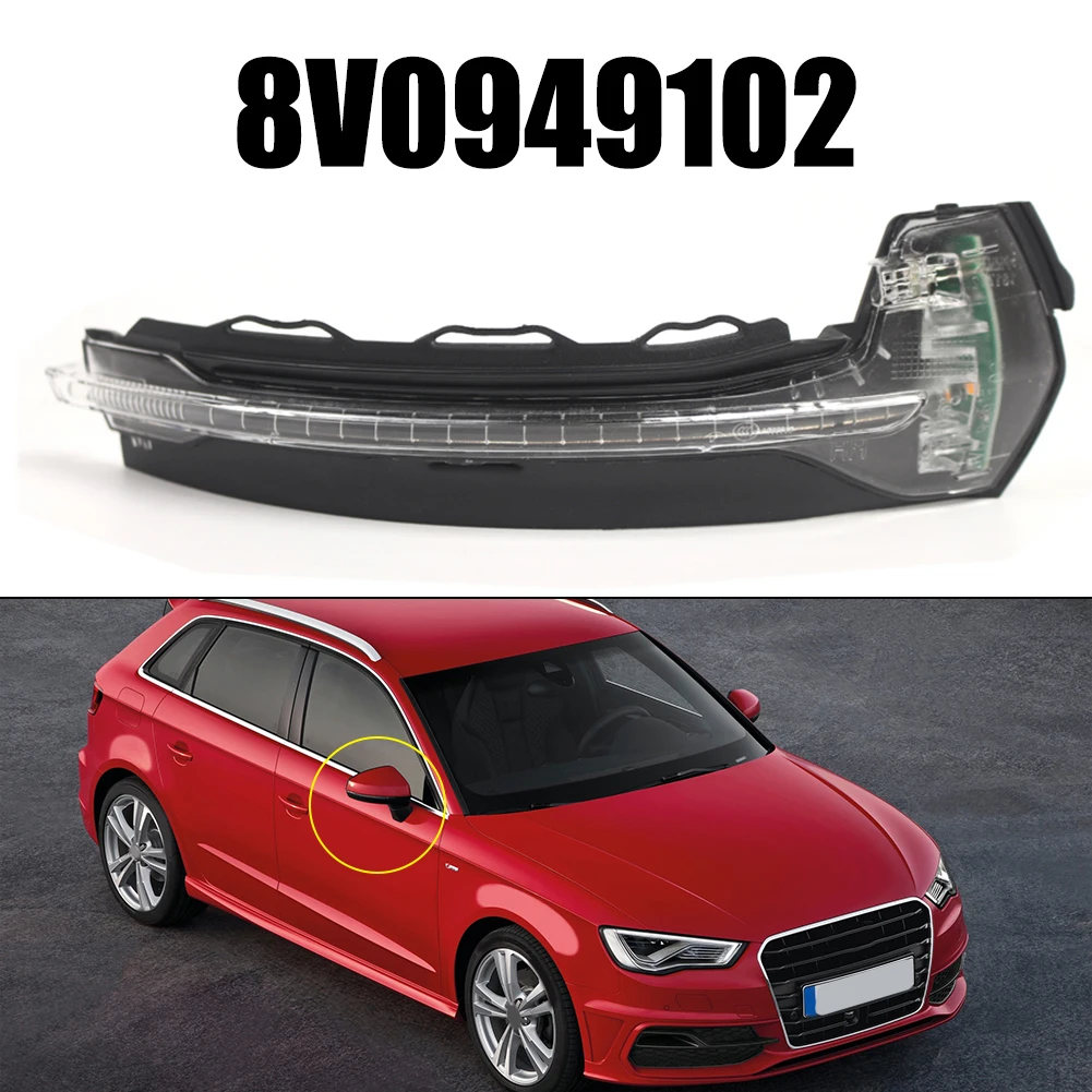 

Индикатор зеркала автомобиля, указатель поворота для AudiA3 S3 RS3 8V 2012-2020 8V0949101 8V0949102, лампа наружного зеркала заднего вида