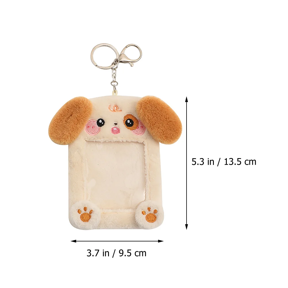 Protezione per carte di animali dei cartoni animati Porta carte di peluche Porta carte di peluche Porta carte di peluche Decor Displayer Bag Portachiavi appeso Decor