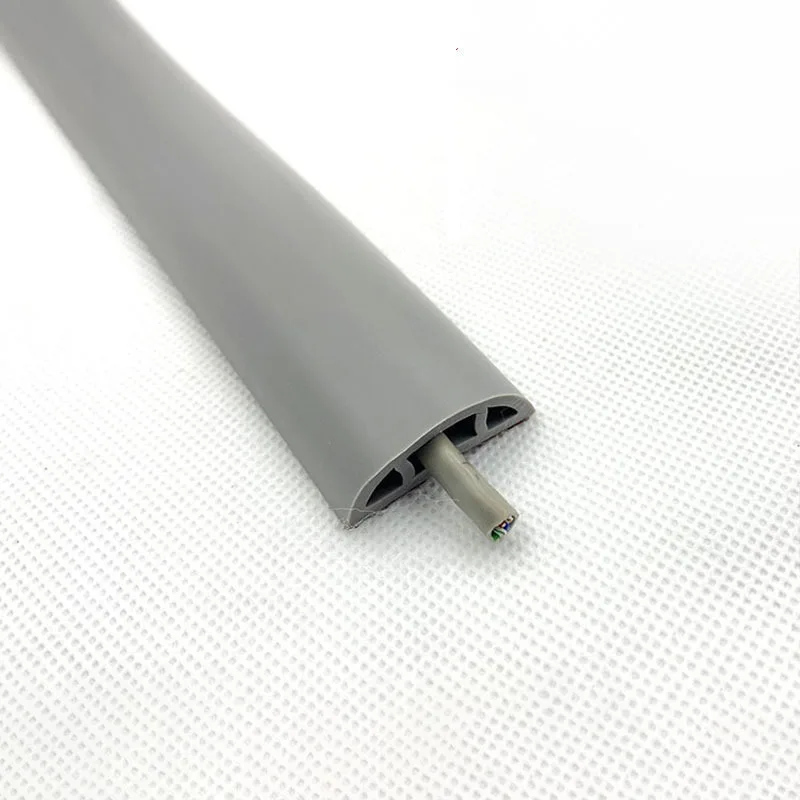 1PC Self-adhesive PVC Soft Floor Cable Routing anti-treading anti-pressure Cover Seams Beautiful Wire Groove Stickers