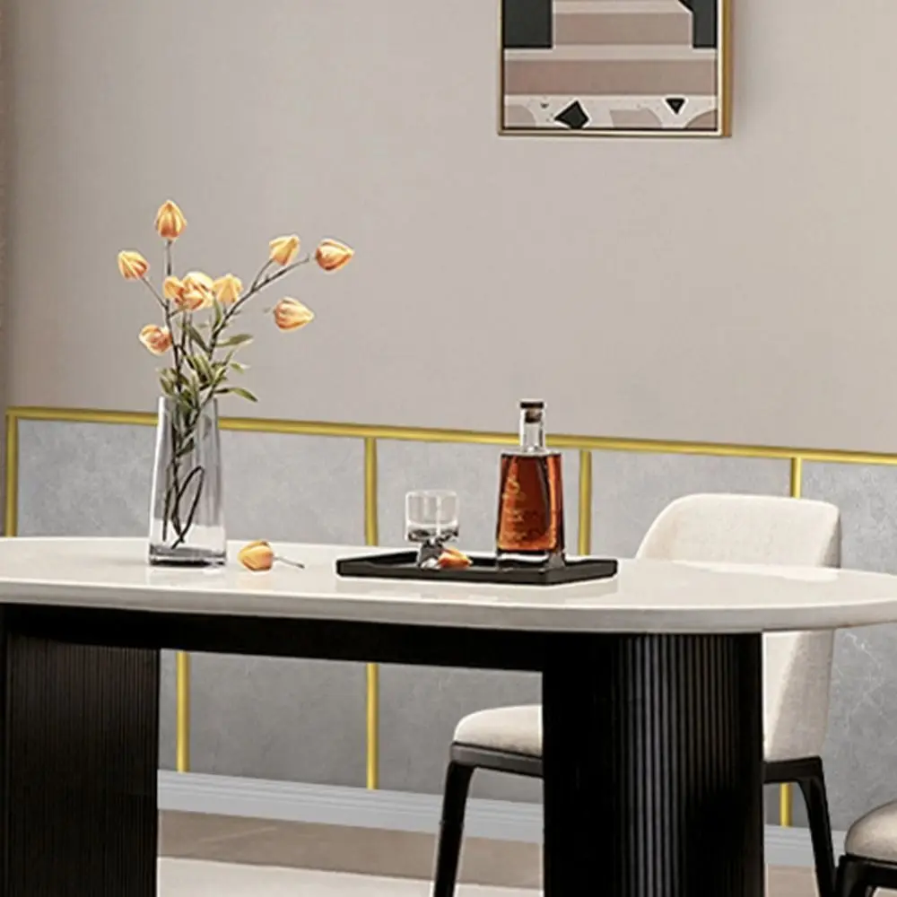 

Practical Self-adhesive Edge Strip Waterproof Easy Sticker Furniture Decor Wear-resistant PVC Table Corner Tape Tables