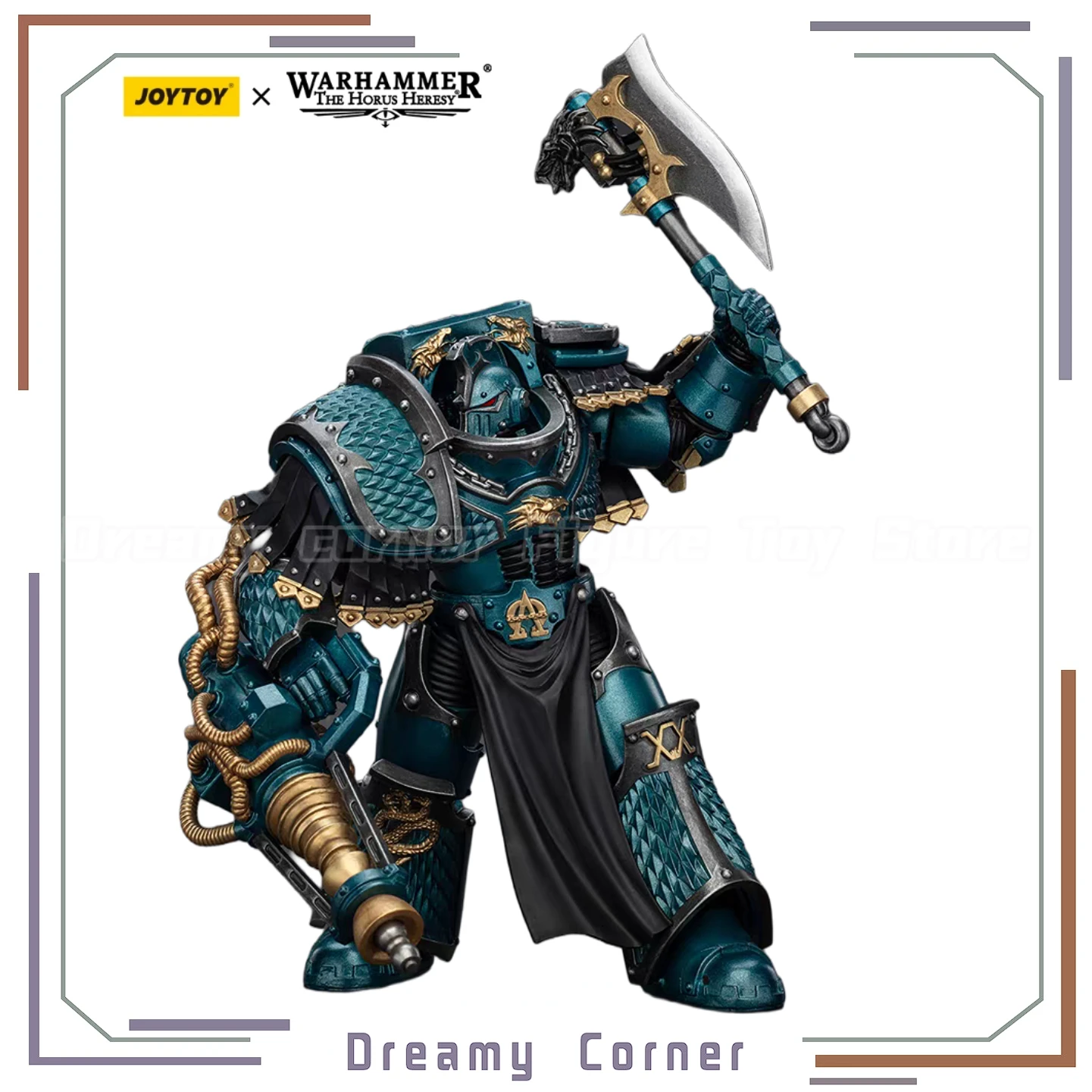 

【В наличии】JOYTOY Warhammer 40K Alpha Legion Lernaean Terminator с преобразованием Beam Cannon 1/18 Фигурка Модель игрушки