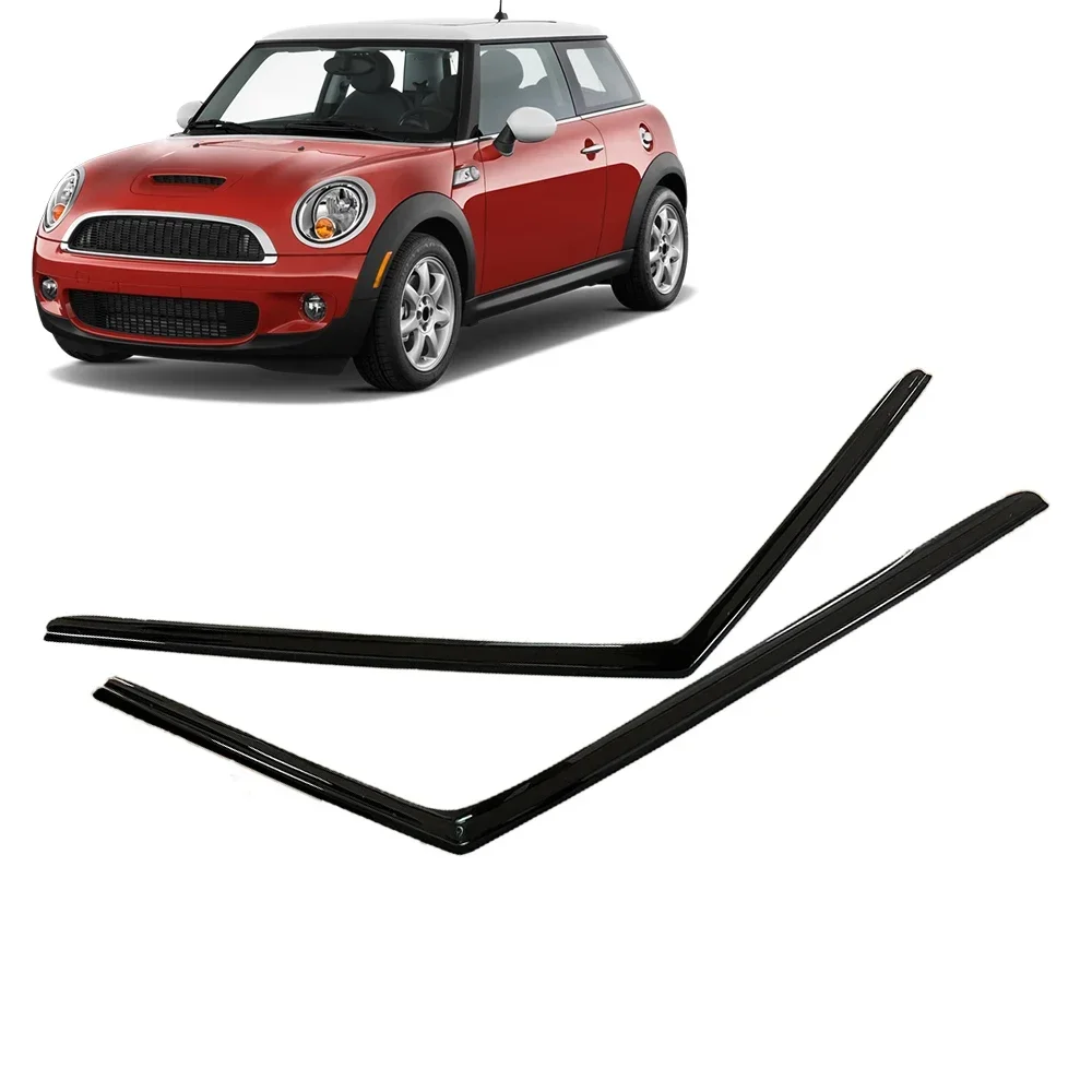 Window Visor for MINI COOPER 2007 2008 2009 2010 2011 2012 2013 R56 HATCHBACK Weathershied Door Visor Wind Sun Rain Guards Side