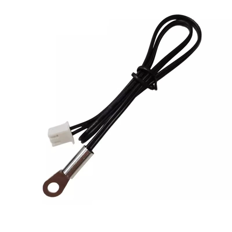 TZW NTC temperature sensor temperature measurement thermistor 10K B3950 1% M3M4M5M6M8M10 inverter fan wire ear fixed probe