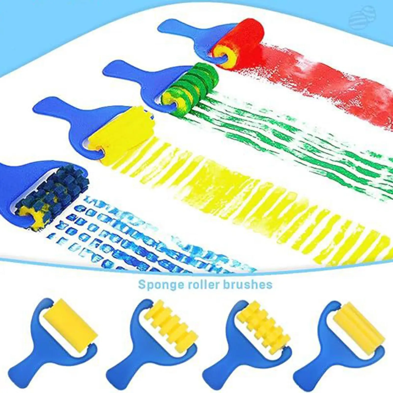 Kids Painting Sponge Brushes Stamps Set Kids Paint Sponges for Girls