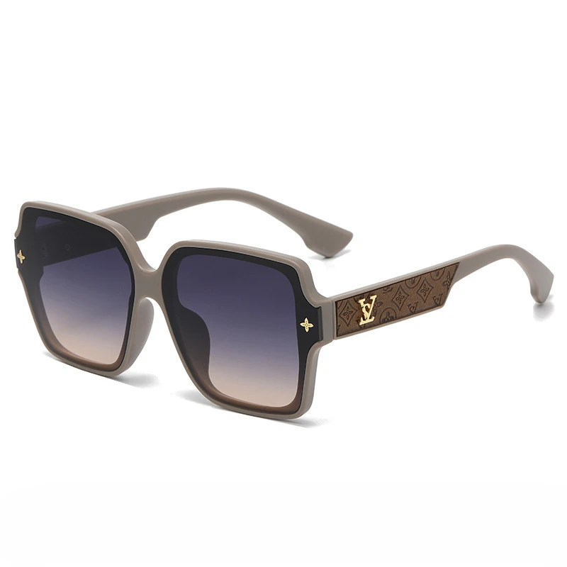 

New fashion square sunglasses women's light luxury sunglasses UV-proof large-frame versatile glasses